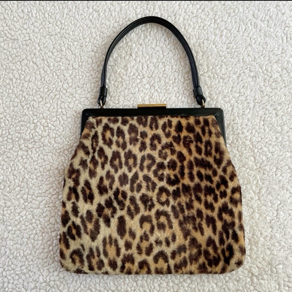 Vintage 1950’s-1960’s Ingber Leopard Print Purse